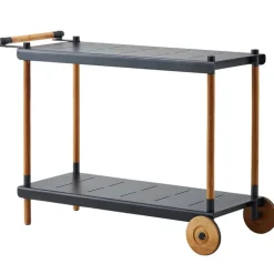 Cane-line Frame trolley, teak - lava grey