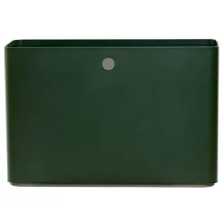 Cane-line Grow planter, rectangular, dark green