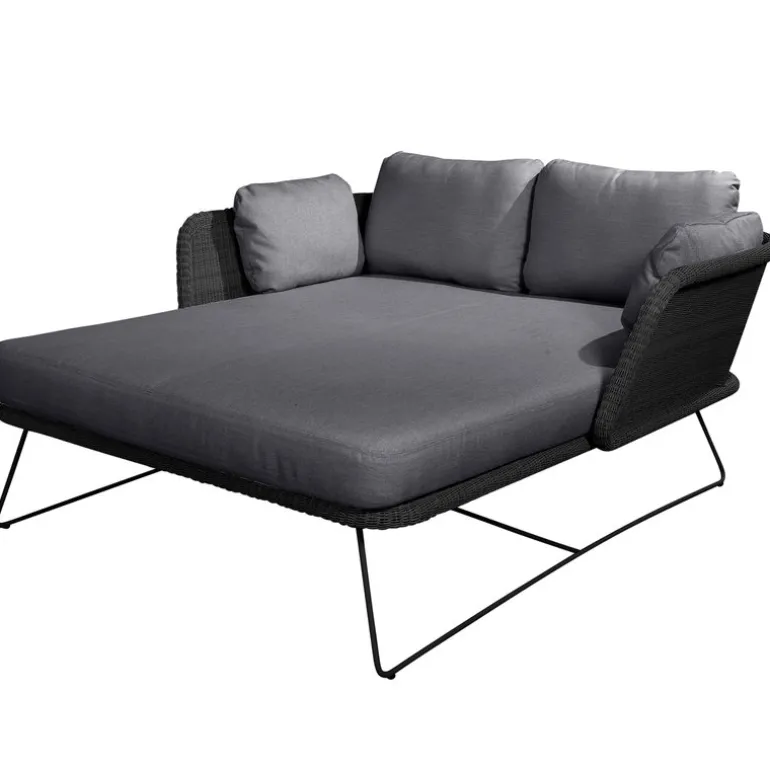 Cane-line Horizon daybed, black - grey