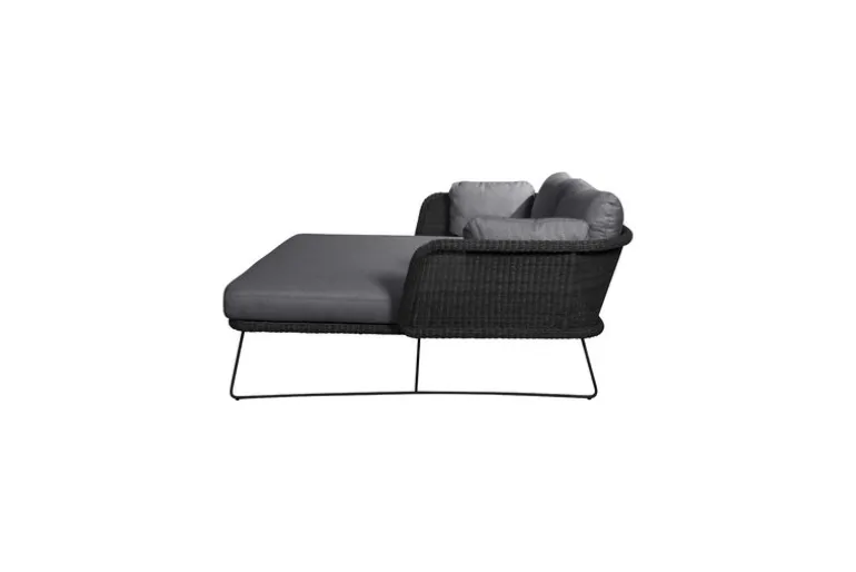 Cane-line Horizon daybed, black - grey