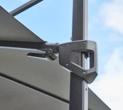 Cane-line Hyde Luxe parasol, with tilt, anthracite - concrete