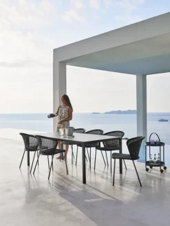 Cane-line Lean chair, black