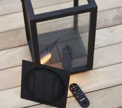 Cane-line Lid & LED lamp for small Lighthouse lantern, lava grey