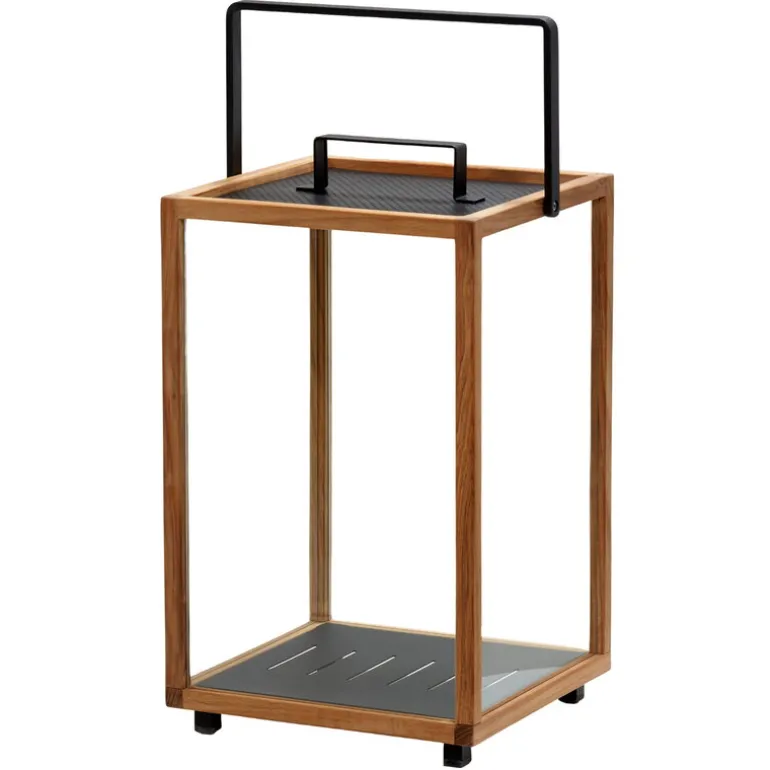 Cane-line Lighthouse lantern, large, teak - lava grey