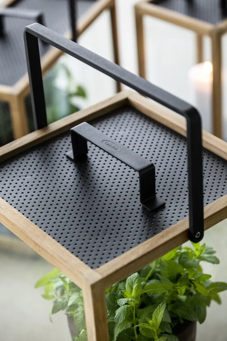 Cane-line Lighthouse lantern, large, teak - lava grey