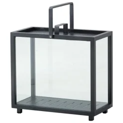 Cane-line Lighthouse lantern, rectangular, dark grey