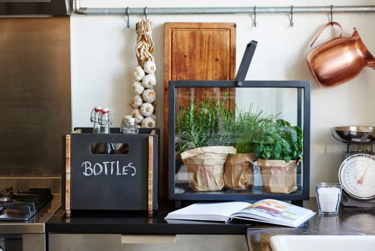 Cane-line Lighthouse lantern, rectangular, dark grey