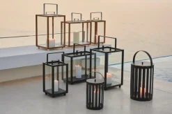 Cane-line Lighthouse lantern, rectangular, dark grey