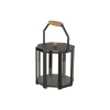 Cane-line Lightlux lantern with teak handle, XS, lava grey
