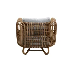 Cane-line Nest lounge chair, natural - light grey