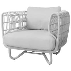 Cane-line Nest lounge chair, white