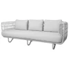 Cane-line Nest 3-seater sofa, white