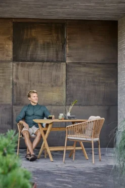 Cane-line Ocean chair cushion set, light brown