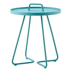 Cane-line On-the-move table, small, aqua