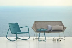 Cane-line On-the-move table, small, aqua