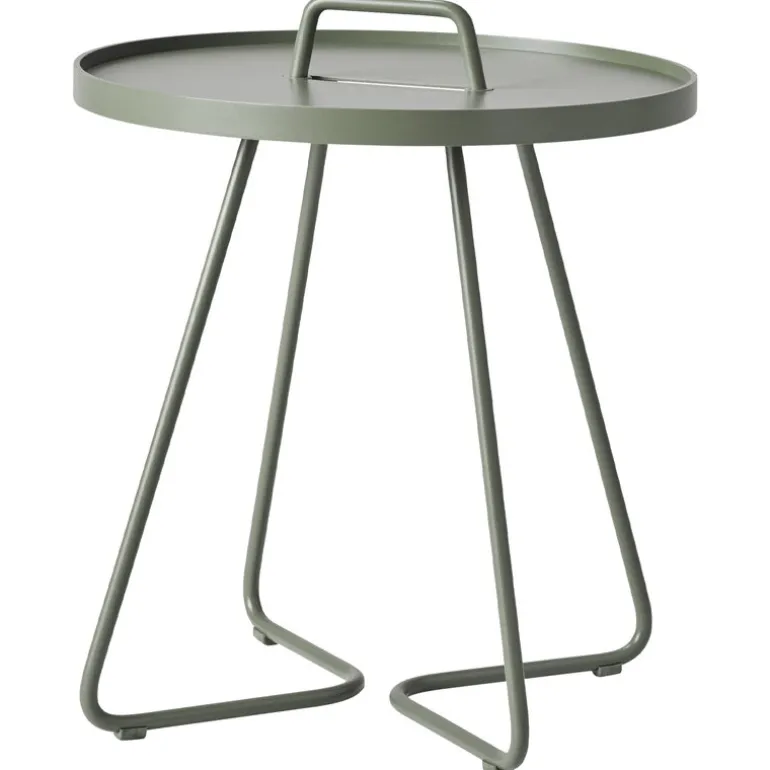 Cane-line On-the-move table, small, dusty green