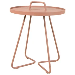 Cane-line On-the-move table, small, dark rose