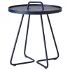 Cane-line On-the-move table, small, dark blue
