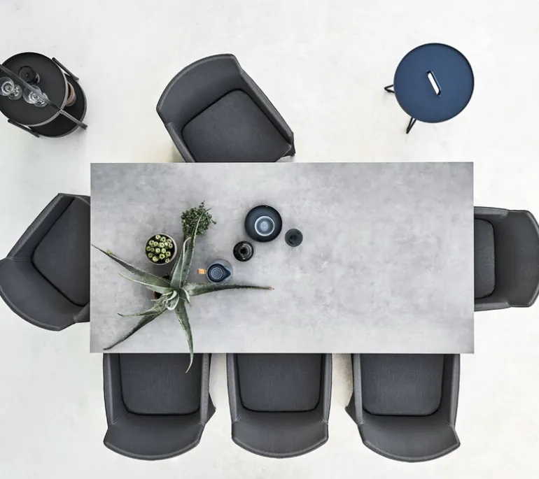 Cane-line On-the-move table, small, dark blue