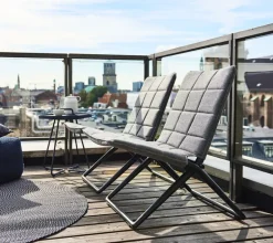 Cane-line On-the-move table, small, dark blue