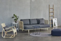 Cane-line On-the-move table, small, dark blue