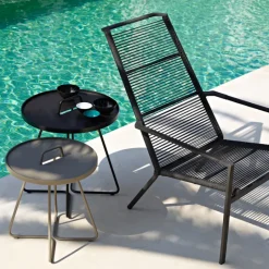 Cane-line On-the-move table, large, black