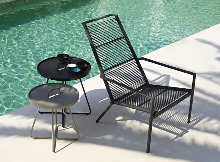 Cane-line On-the-move table, small, taupe