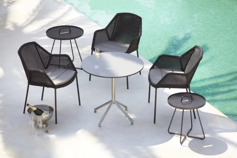 Cane-line On-the-move table, small, black