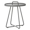 Cane-line On-the-move table, small, light grey