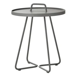 Cane-line On-the-move table, small, light grey