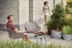 Cane-line On-the-move table, small, bordeaux