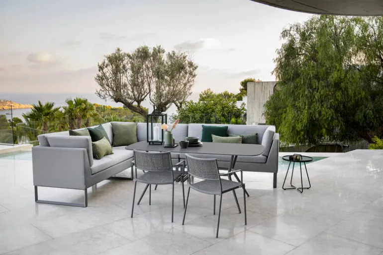 Cane-line On-the-move table, small, dark green