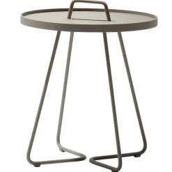 Cane-line On-the-move table, large, taupe