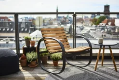 Cane-line Parc rocking chair, teak - lava grey