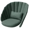 Cane-line Peacock lounge chair cushion set, dark green