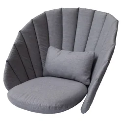Cane-line Peacock lounge chair cushion set, grey