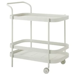 Cane-line Roll bar trolley, teak - white