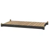Cane-line Sticks bench for two planters, lava grey - teak
