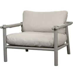 Cane-line Sticks lounge chair with cushion, taupe - sand