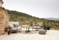 Cane-line Sticks lounge chair with cushion, taupe - sand