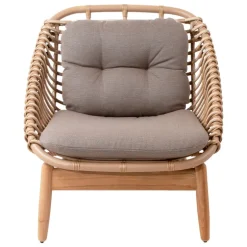 Cane-line String lounge chair, natural - taupe