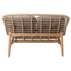 Cane-line String 2-seater sofa, natural - taupe