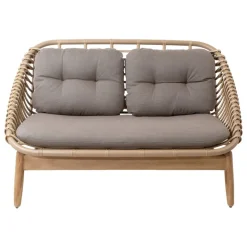 Cane-line String 2-seater sofa, natural - taupe