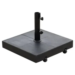 Cane-line Sunshade parasol base with wheels, black