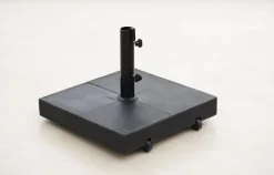 Cane-line Sunshade parasol base with wheels, black