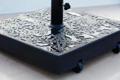 Cane-line Sunshade parasol base with wheels, black