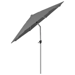 Cane-line Sunshade parasol, with tilt, anthracite - silver