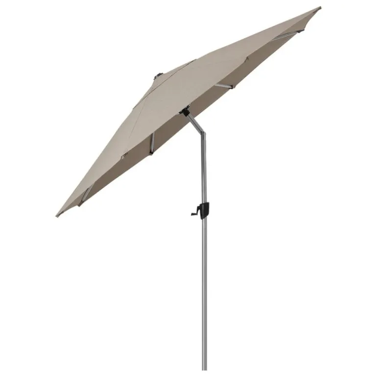 Cane-line Sunshade parasol, with tilt, taupe - silver