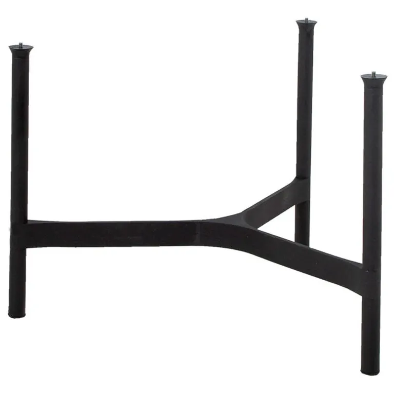 Cane-line Twist coffee table, diam. 70 cm, lava grey - fossil black