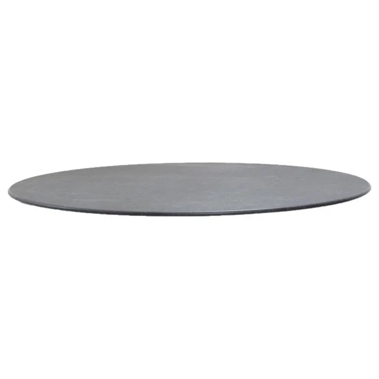 Cane-line Twist coffee table, diam. 90 cm, lava grey - fossil black